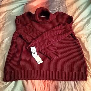 Womens (XL) Bar III Tunic Sweater - Trophy Red